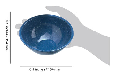 GSI Enamel 6" Blue Bowl