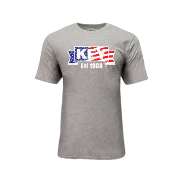 Key Men's American KEY Tee (Cement) Size L