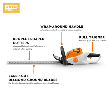 STIHL HSA 50 Battery Hedge Trimmer (Tool Only)