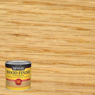 Minwax Wood Finish Semi-Transparent Natural Oil-Based Penetrating Wood Stain 1 qt