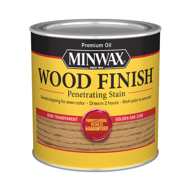 Minwax Wood Finish Semi-Transparent Golden Oak Oil-Based Penetrating Wood Stain 1 qt