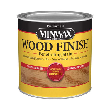 Minwax Wood Finish Semi-Transparent Colonial Maple Oil-Based Penetrating Wood Stain 1 qt