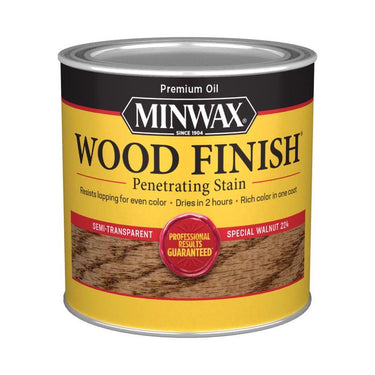 Minwax Wood Finish Semi-Transparent Special Walnut Oil-Based Penetrating Wood Stain 1 qt
