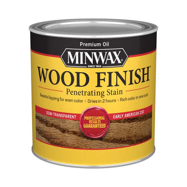 Minwax Wood Finish Semi-Transparent Early American Oil-Based Penetrating Wood Stain 1 qt