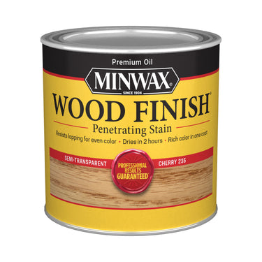 Minwax Wood Finish Semi-Transparent Cherry Oil-Based Penetrating Wood Stain 1 qt