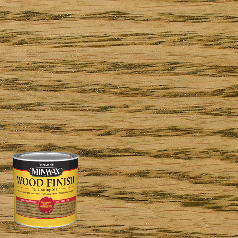 Load image into Gallery viewer, Minwax Wood Finish Semi-Transparent Driftwood Oil-Based Penetrating Wood Stain 1/2 pt
