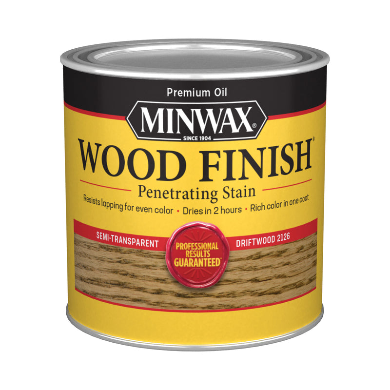 Load image into Gallery viewer, Minwax Wood Finish Semi-Transparent Driftwood Oil-Based Penetrating Wood Stain 1/2 pt
