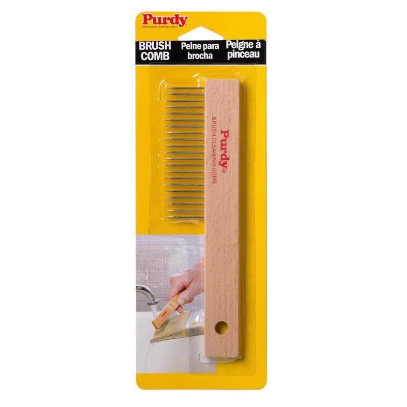 Load image into Gallery viewer, Purdy Brush Comb 7 in. L Wood Brush and Roller Cleaning Tool
