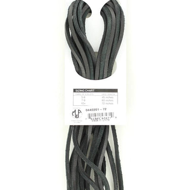 72 Boot Leather Lace, Black - 72 in.