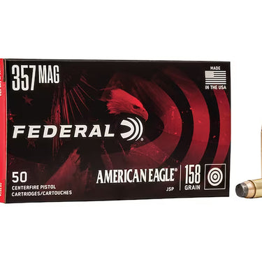 Federal American Eagle 357 Magnum Ammo 158 Grain Jacketed Soft Point