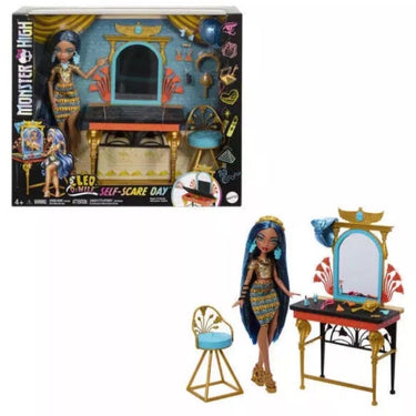 Monster High Cleo De Nile Self-Scare Day Doll and Playset