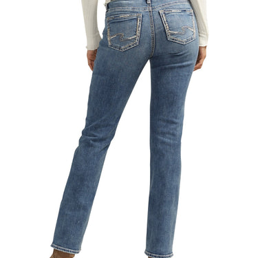 Silver Jeans Co. Elyse Mid Rise Slim Bootcut Jeans (Indigo) Size 28x33