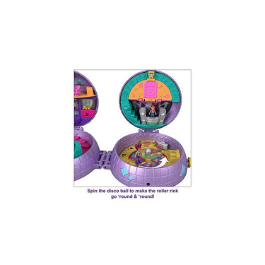 Polly Pocket Dolls & Accessories, Compact Playset with 2 Micro Dolls