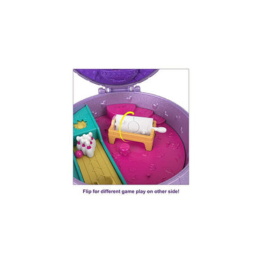 Polly Pocket Dolls & Accessories, Compact Playset with 2 Micro Dolls