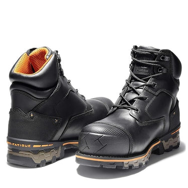Timberland Men's Boondock 6" Composite Toe Waterproof Work Boot (Black) Size 11 1/2W