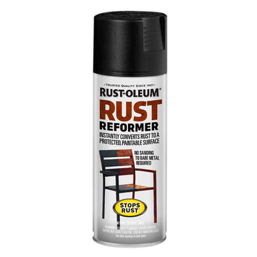 Rust-Oleum Stops Rust Indoor and Outdoor Flat Black Rust Reformer 10.25 oz