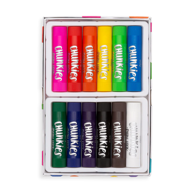 Ooly Chunkies Paint Sticks (12 Set)
