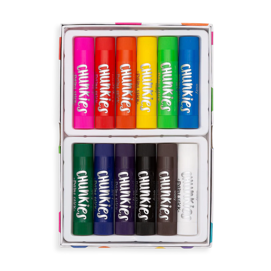 Ooly Chunkies Paint Sticks (12 Set)