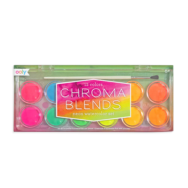Ooly Chroma Blends Water Color Paint Set - Neon