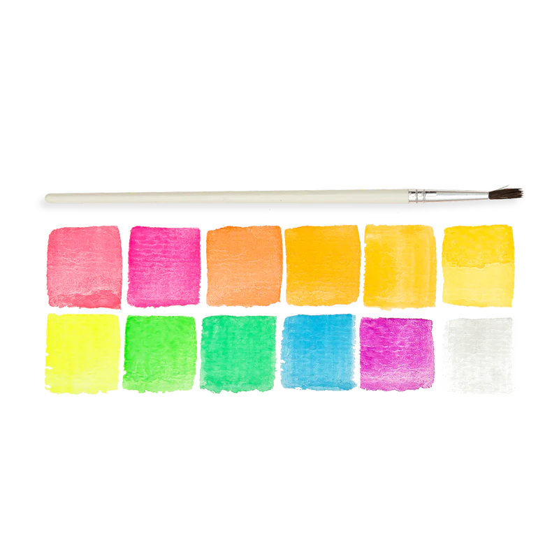 Load image into Gallery viewer, Ooly Chroma Blends Water Color Paint Set - Neon
