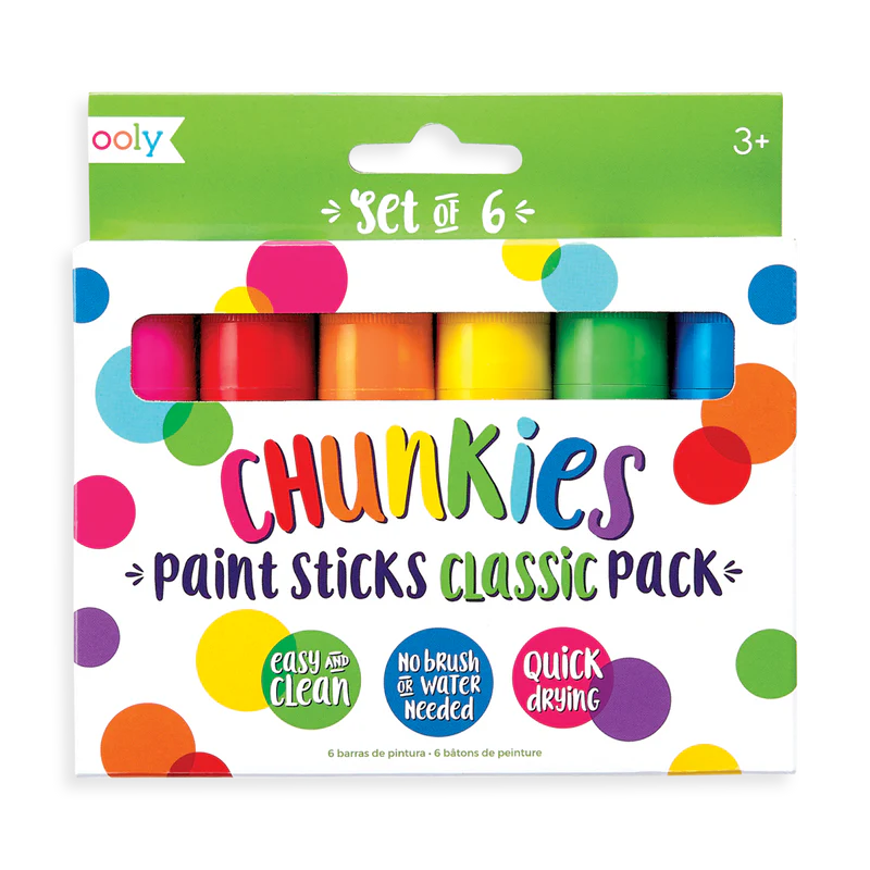 Load image into Gallery viewer, Ooly Chunkies Paint Sticks - Classic (6 Set)
