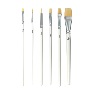 Ooly Chroma Blends Water Color Paint Brushes (6 Set)