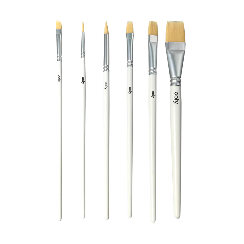 Load image into Gallery viewer, Ooly Chroma Blends Water Color Paint Brushes (6 Set)
