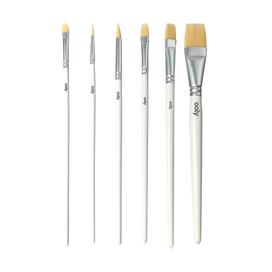 Ooly Chroma Blends Water Color Paint Brushes (6 Set)