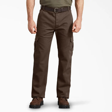 Men's Dickies FLEX Regular Fit Tough Max Cargo Pants (Duck Brown) Size 30x32