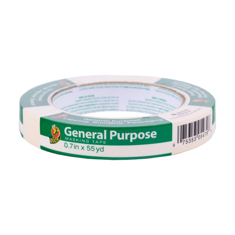 Load image into Gallery viewer, Duck 0.7 in. W X 60 yd L Beige High Strength Masking Tape 1 pk
