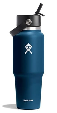 Hydro Flask 32oz Wide Mouth Flex Straw Travel Bottle (Indigo)