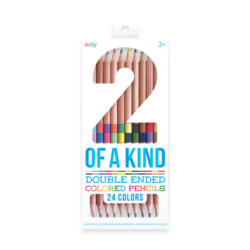 Load image into Gallery viewer, Ooly 2 of a Kind Double-Ended Colored Pencils (12 Set)
