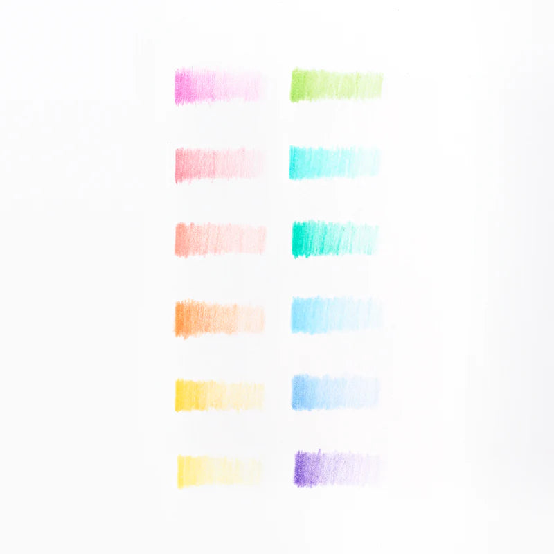 Load image into Gallery viewer, Ooly Pastel Hues Colored Pencils (12 Set)
