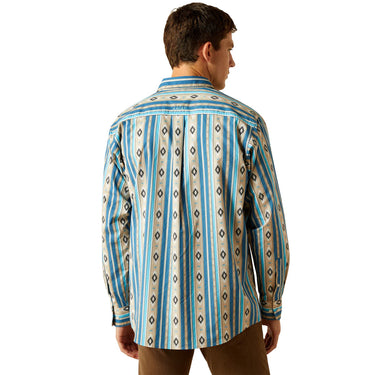 Ariat Men's Shiloh Classic Fit Button Down Shirt (Khaki) Size XL