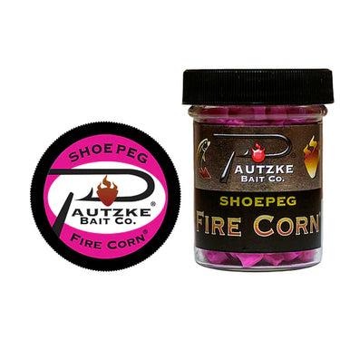 Pautzke Bait Co. Shoepeg Fire Corn 1.75 oz. Jar Pink