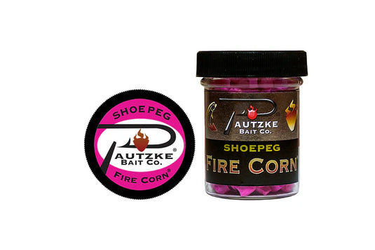 Pautzke Bait Co. Shoepeg Fire Corn 1.75 oz. Jar Pink