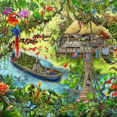 Children’s Jigsaw Puzzle Escape Puzzle Kids Jungle Journey - 368 Pieces