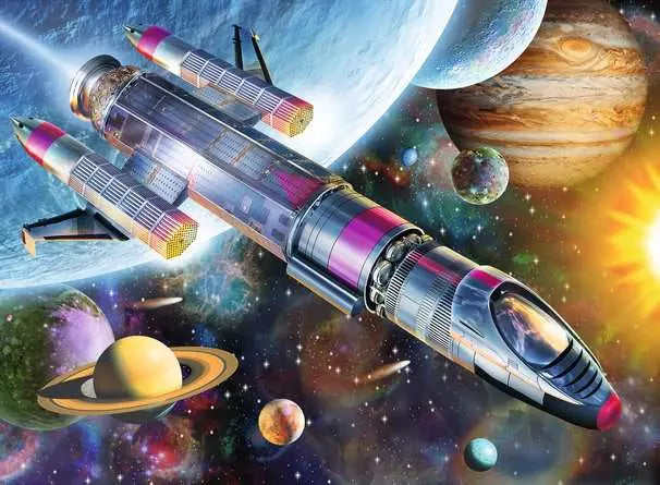 Children’s Jigsaw Puzzle Mission in Space - 100 Pieces