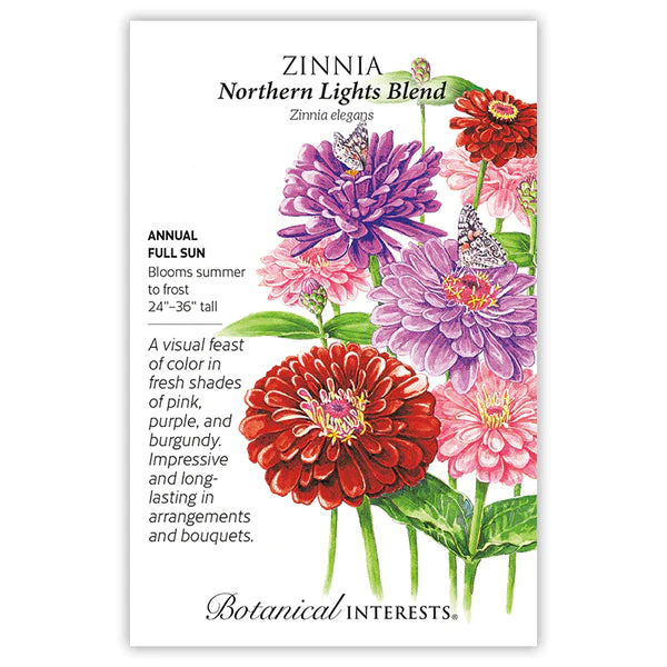 Load image into Gallery viewer, Northern Lights Blend Zinnia Seeds
