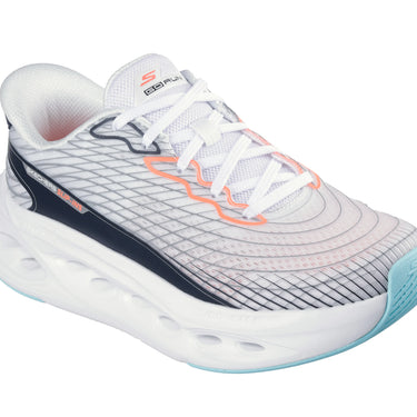 Skechers Women's Slip-ins: Max Cushioning Glide-Step - Sapphire (White/Multi) Size 8