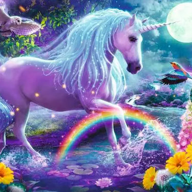 Children’s Jigsaw Puzzle Glitter Unicorn - 100 Pieces Puzzle