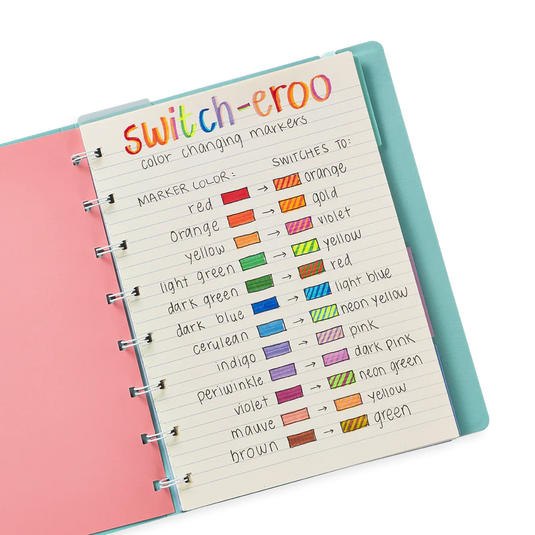 Ooly Switch-Eroo Color Changing Markers (12 Set)