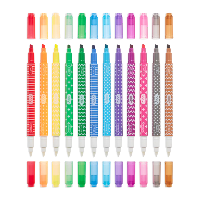 Load image into Gallery viewer, Ooly Make No Mistake! Erasable Markers (12 Set)
