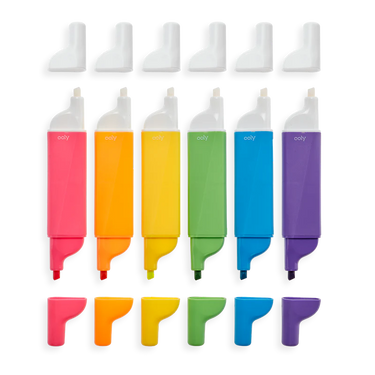 Ooly Do-Overs Erasable Highlighters (6 Set)