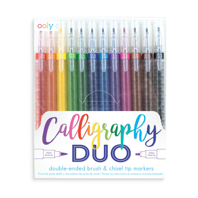 Ooly Calligraphy Duo Chisel and Brush Tip Markers