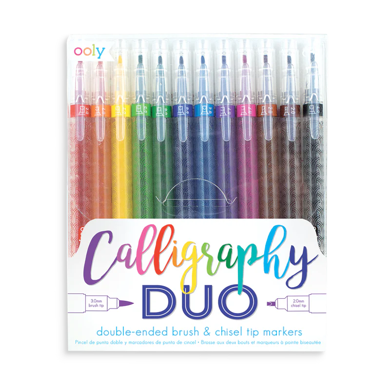 Load image into Gallery viewer, Ooly Calligraphy Duo Chisel and Brush Tip Markers
