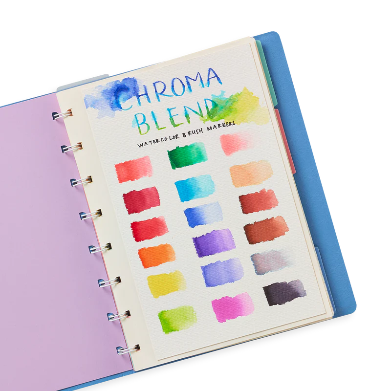 Load image into Gallery viewer, Ooly Chroma Blends Watercolor Brush Markers (18 Set)
