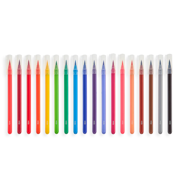 Ooly Chroma Blends Watercolor Brush Markers (18 Set)