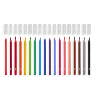 Ooly Chroma Blends Watercolor Brush Markers (18 Set)
