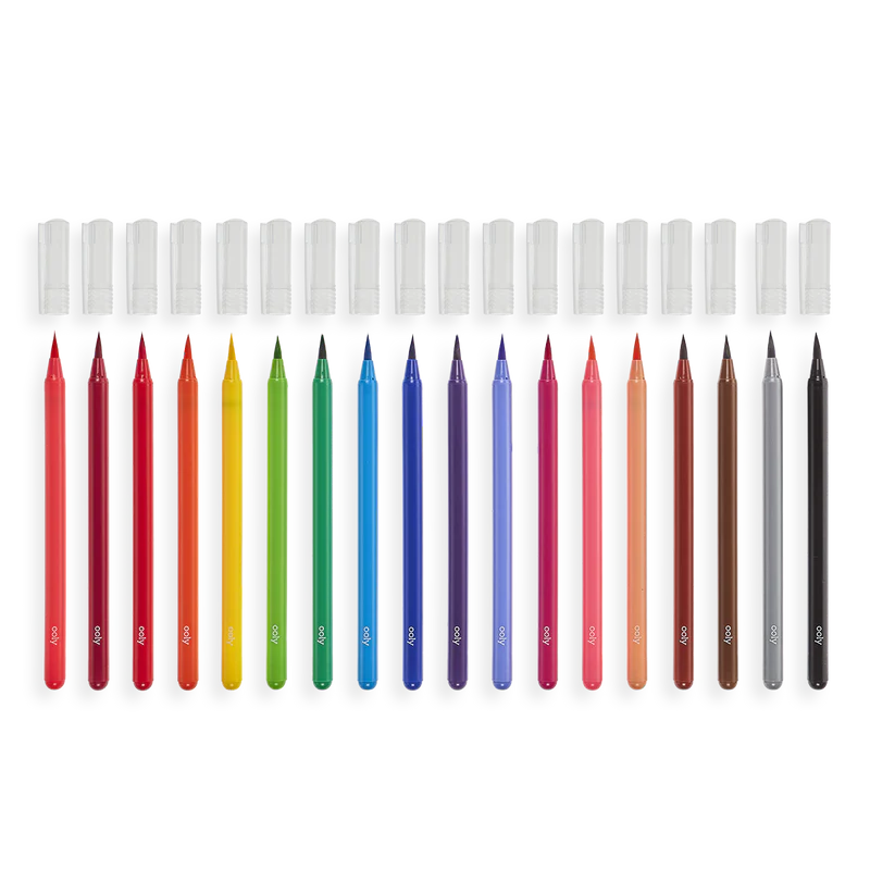 Load image into Gallery viewer, Ooly Chroma Blends Watercolor Brush Markers (18 Set)
